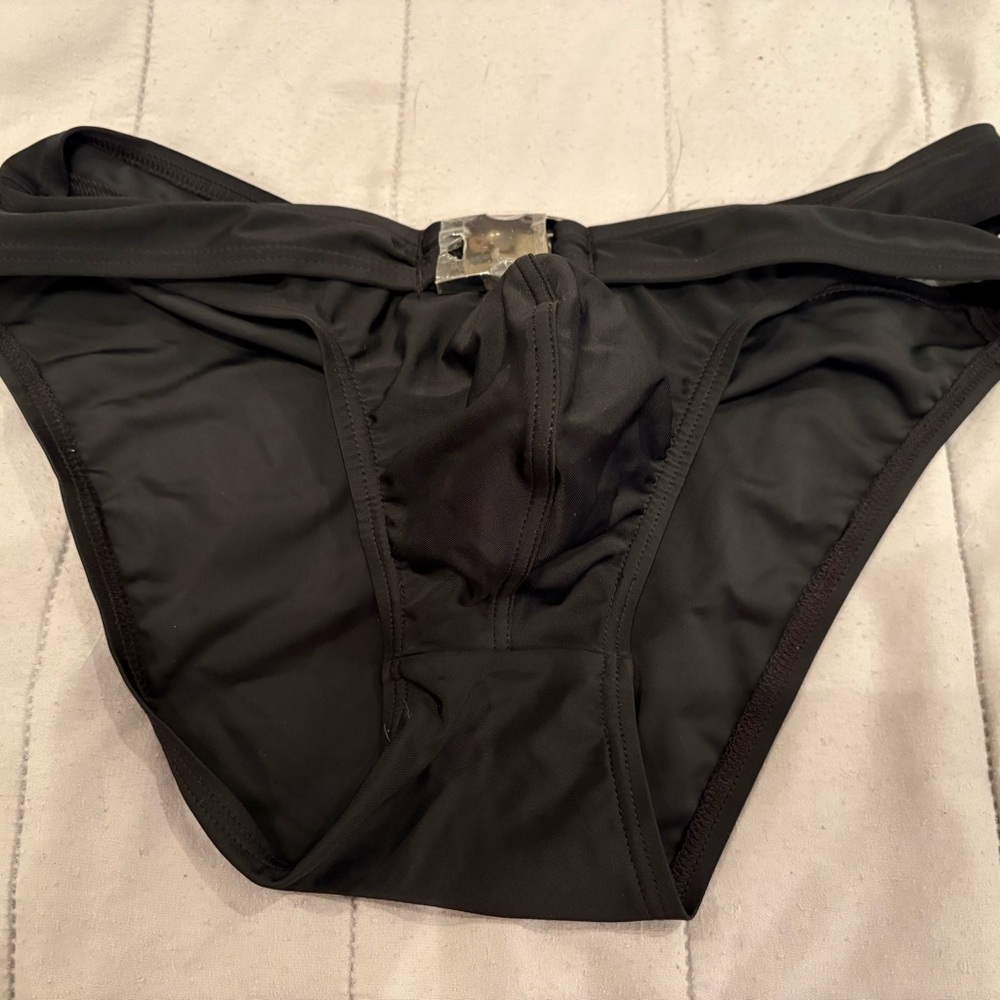 Men’s Swim Andrew Christian Wrap Buckle Bikini.
